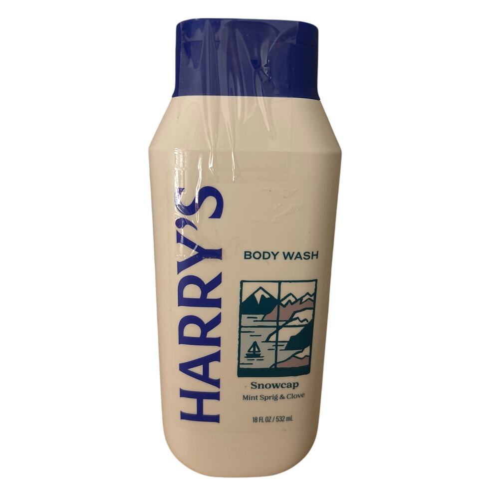 New Men's Harry’s Body Wash Snowcap Mint Sprig & Clove 18oz